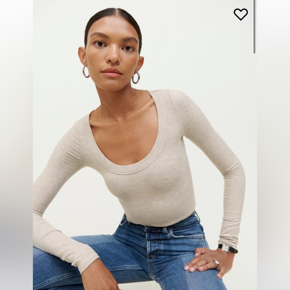 Reformation Paige Knit Top- NEW